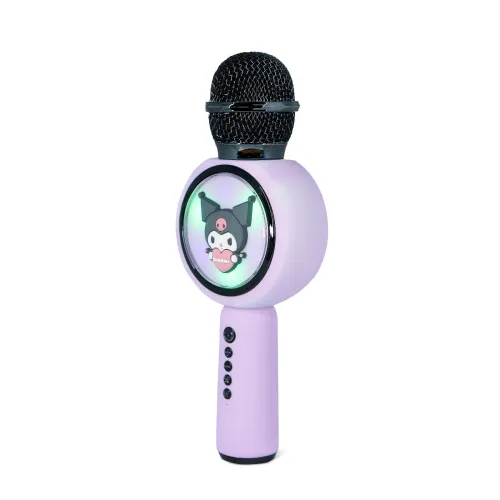 Mikrofon z głośnikiem Bluetooth OTL Technologies Karaoke Kuromi 5W Fioletowy