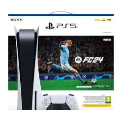 Konsola SONY PlayStation 5 z napędem Blu-ray 4K UHD + EA SPORTS FC 24  (klucz aktywacyjny)