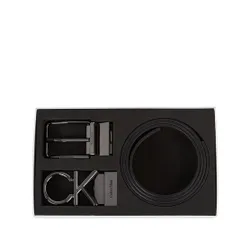 Подарочный набор Calvin Klein Gs 2 Buckles 1 Strap Belt Set K50k511027 Black / Brown BAX