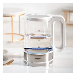 Czajnik elektryczny bezprzewodowy szklany MESKO MS 1301W 1,7 l