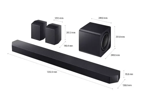Soundbar Samsung HW-Q990F 11.1.4 Wi-Fi Bluetooth AirPlay Chromecast Dolby Atmos