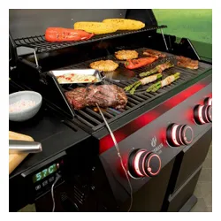 Grill Gazowy Landmann Cool Black 4.1 Maxx 4+1 Palniki Żeliwny Ruszt