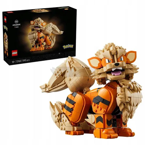 LEGO 72160 POKEMON: Arcanine, набор блоков 18+