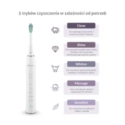 Szczoteczka soniczna TRUELIFE SonicBrush Clean30 Biały