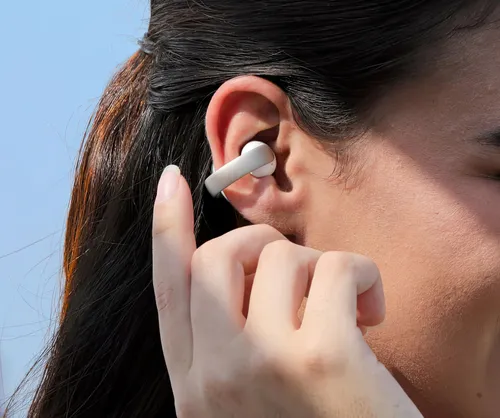 Słuchawki douszne SOUNDCORE AeroClip Open-Ear Wodoodporne Biały