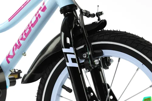 Rower dziecięcy KARBON Jazz 14 cali dla dziewczynki Miętowy