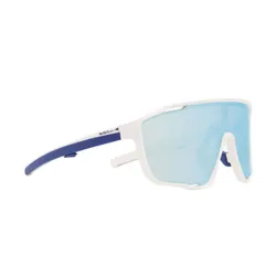 Okulary przeciwsłoneczne Red Bull SPECT Kraft white/smoke with blue mirror