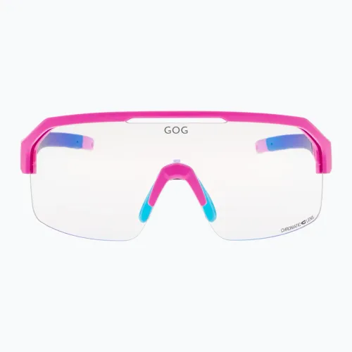 Okulary przeciwsłoneczne GOG Thor C matt neon pink/black/reflex blue