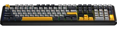 Klawiatura AULA F108 Gray Yellow Deep Gray Volcano Switch RGB