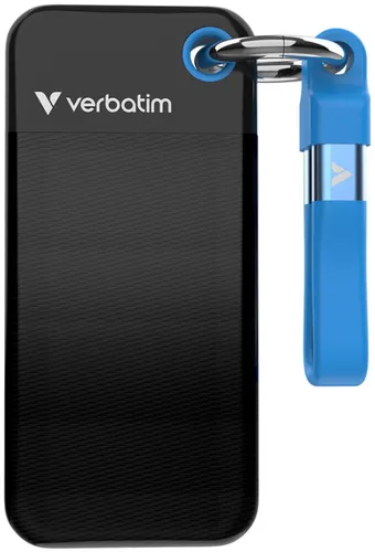 Dysk VERBATIM Pocket 128GB SSD Czarno-niebieski