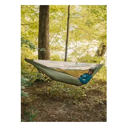 Hamak ENO JungleLink Hammock System - charcoal/evergreen