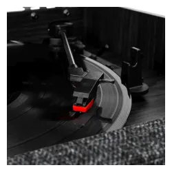 Gramofon Victrola Century Signature+ 6-in-1 VTA-830SB-BLK-INT Manualny Napęd paskowy Bluetooth CD Kaseta Czarny