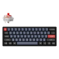 Klawiatura KEYCHRON K12P-J1 Wireless K Pro Red RGB Czarno-niebieski