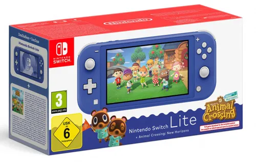 Konsola NINTENDO Switch Lite Niebieski + ACNH Bundle
