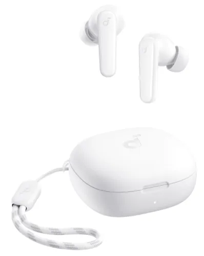 Słuchawki bezprzewodowe Soundcore Note 3i v2 Dokanałowe Bluetooth 5.2 Biały