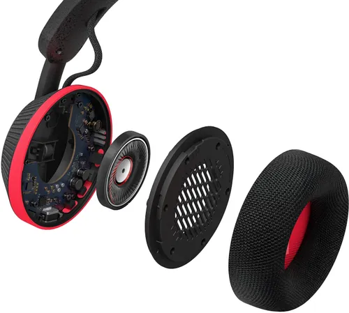 Słuchawki nauszne PHILIPS TAA6219BK/00 Wodoodporne Czarno-czerwony
