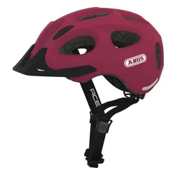 Kask rowerowy ABUS Youn-I Ace Czerwony Miejski z lampką (rozmiar M)