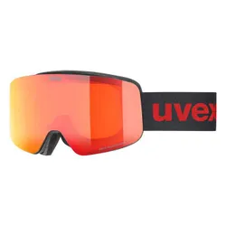 Gogle Uvex Pwdr FM Black matt/Red S2 2025