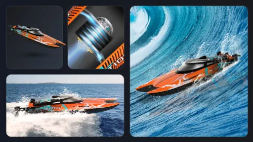 Łódź zdalnie sterowana OVERMAX X-Tide