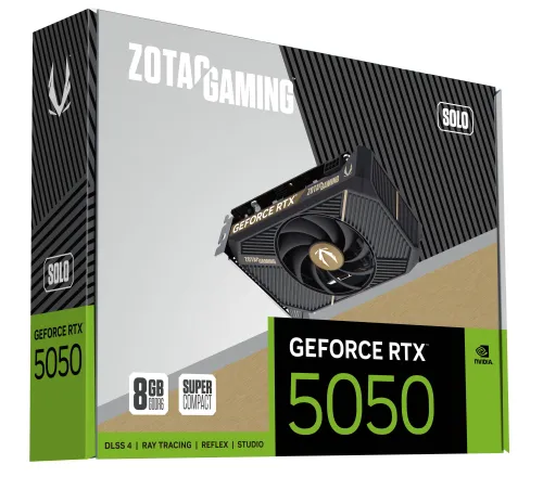 Karta graficzna Zotac Gaming GeForce RTX 5050 SOLO 8GB GDDR6 128bit DLSS 4