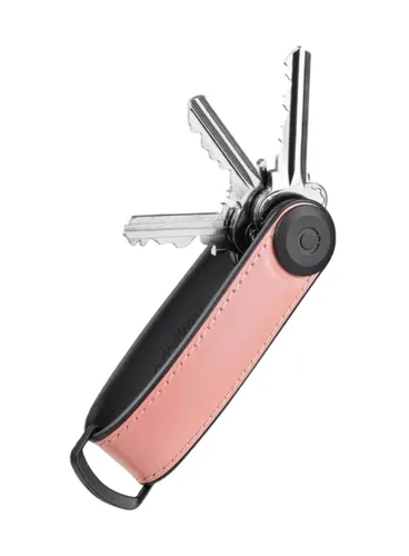 Skórzane etui organizer na klucze Orbitkey Hybrid Leather - pastel pink