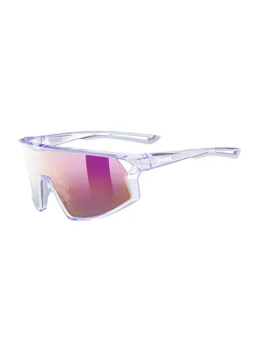 Okulary rowerowe Uvex Skyryse - clear purple/lavender