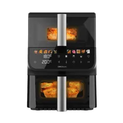 Air Fryer Frytkownica beztłuszczowa CECOTEC Cecofry DuoLevel 10000 Window 10l z podwójnym koszem