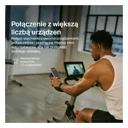Słuchawki bezprzewodowe Belkin SoundForm ActiveFit Dokanałowe z zaczepami Bluetooth 5.4, Czarny