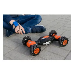 Samochód RC Twister 4x4 sterowany gestami I pilotem 2,4 GHz, terenowy, niebieski lub pomarańczowy