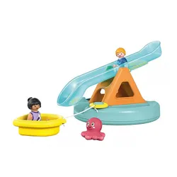 Playmobil Junior Aqua 71 687 Плавучий остров с горкой набор фигурок