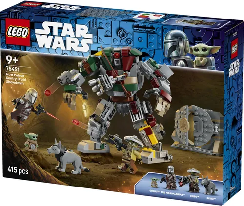 LEGO Star Wars 75451 Mandalorian i Starcie z droidem , zestaw klocków 9+