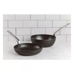 DE BUYER Choc Intense 28 cm czarna - patelnia / wok nieprzywierający