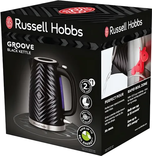 Чайник RUSSELL HOBBS 26380-70 Groove черный