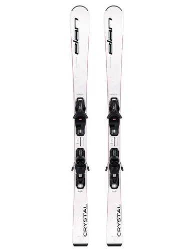 Narty damskie ELAN CRYSTAL + wiązania ELAN EL 9.0 z GRIP WALK 2026 - Długość (cm) - 140