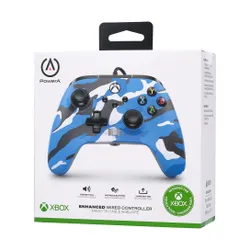 Powera Enhanced Blue Camo Pad для Xbox Series X / S, Xbox One, ПК-проводной