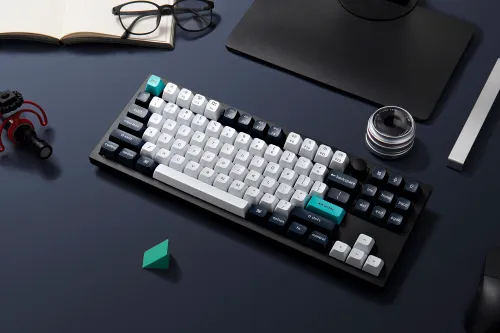 Klawiatura KEYCHRON Q3 Max Wireless Switch Gateron Jupiter Red Czarno-biało-niebieski