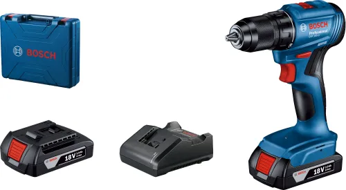 Bosch GSR 185-Li 18V 2 x 2 Ah burghiu fără fir (06019k3000)