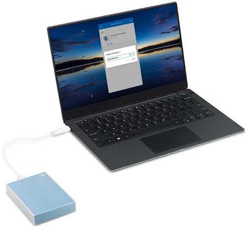 Dysk SEAGATE One Touch 5TB HDD Niebieski