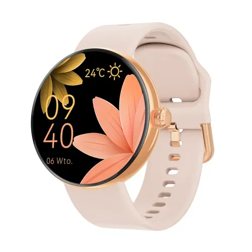 Smartwatch Forever Forevive 5 SB-365 41mm Różowe złote