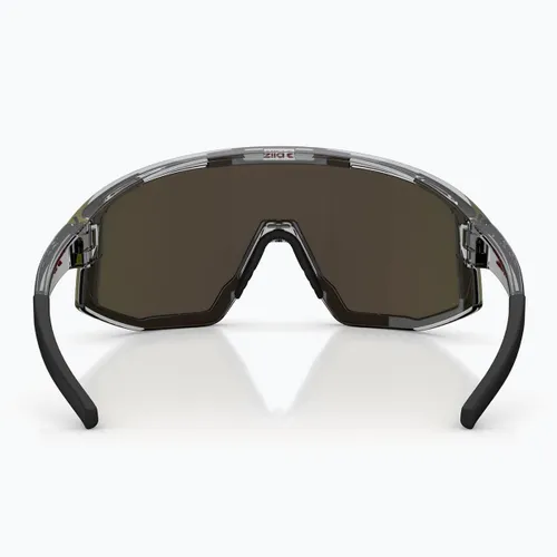 Okulary przeciwsłoneczne Bliz Vision transparent dark grey/brown red multi