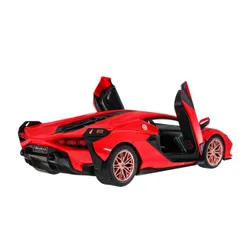 Duży samochód zdalnie sterowany COIL RC Lamborghini SIAN otwierane drzwi światła czerwony