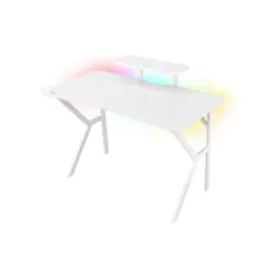 Biurko Genesis Holm 320 RGB 120cm Biały