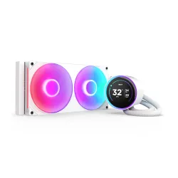 Chłodzenie NZXT Kraken Elite 280 RGB V2 LCD Biały