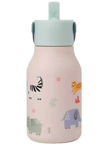 Butelka dziecięca na wodę Lund London Little Childrens Water Bottle 400 ml - safari