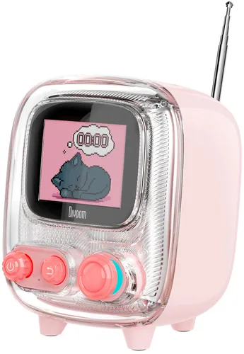 Głośnik mobilny DIVOOM Tivoo 2 Radio FM Różowy