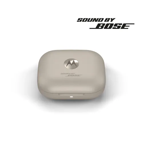 Słuchawki bezprzewodowe Motorola Moto Buds+ sound by BOSE Dokanałowe Bluetooth Jasnoszary