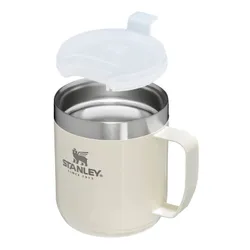 Kubek turystyczny z pokrywką Stanley Classic Legendary Camp Mug 0,35 l - cream gloss