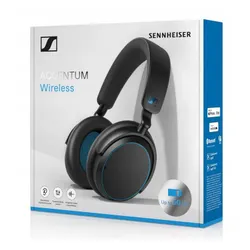 Słuchawki bezprzewodowe Sennheiser ACCENTUM Wireless Nauszne Bluetooth 5.2 Czarno-niebieski