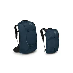 Geantă rucsac de călătorie Osprey Farpoint 70 - albastru spațiu mat