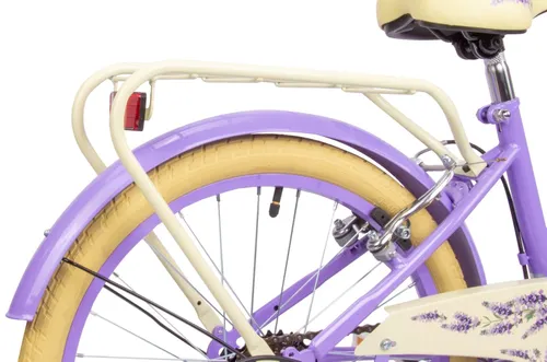 Rower dziecięcy SUN BABY Flower Bike 20 cali dla dziewczynki Lawendowy